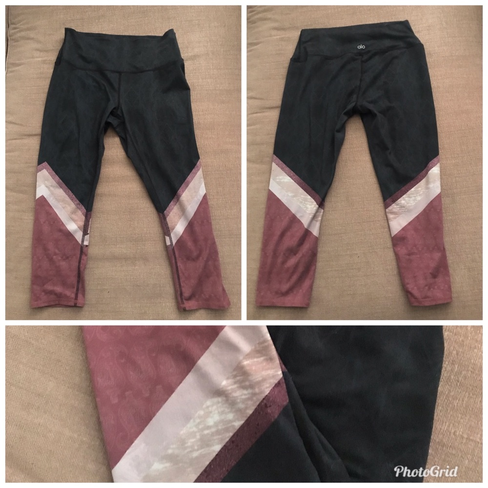 Alo printed cropped leggings - L